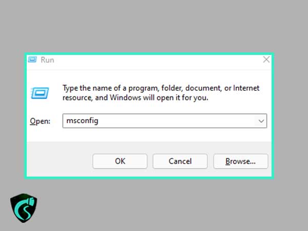 run dialog box for Windows