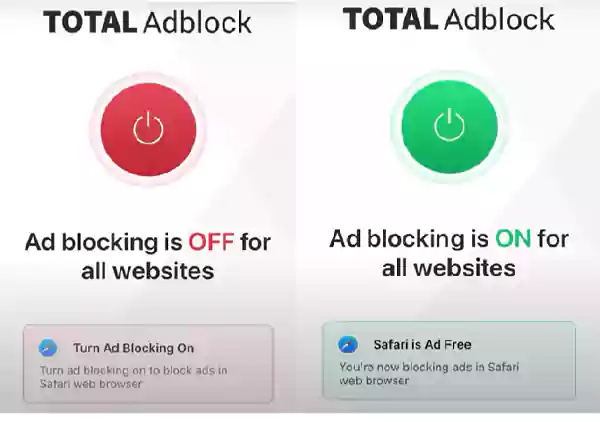 Enabled TotalAdblock 