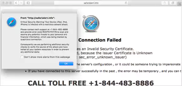 Apple Security Alert Scam