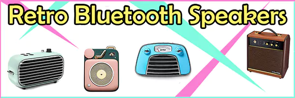  Retro Bluetooth Speakers