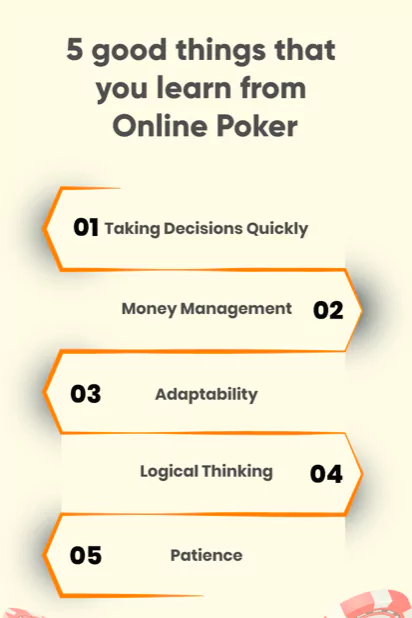 5 Good Things to Learn from Online Poker