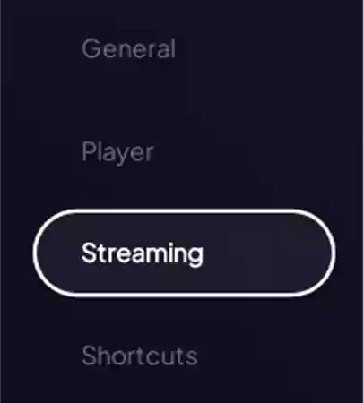 Switch to Streaming