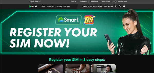 Smart SIM registration portal
