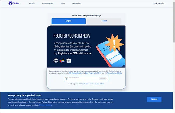 TM registration portal